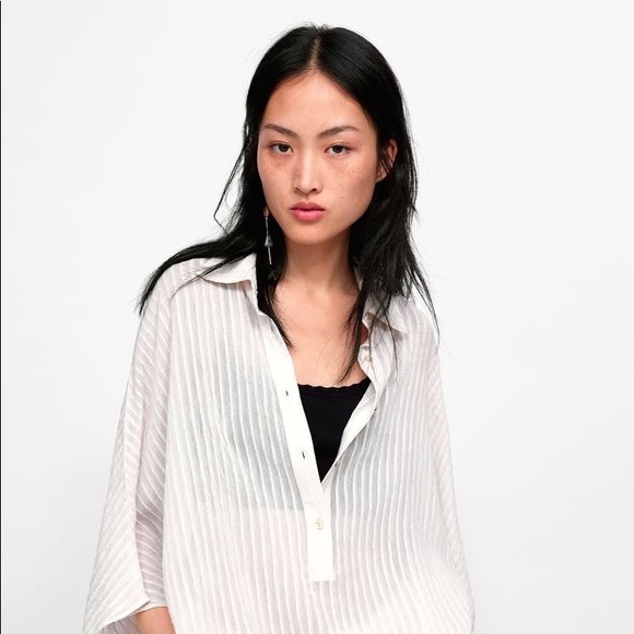 Textured tunic shirt - Picture 3 of 7